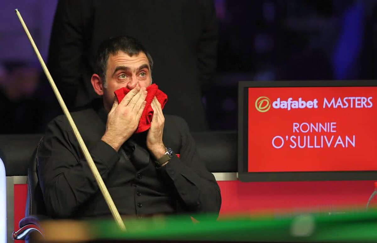 Ronnie O'Sullivan, „zdrobit” în finala de Masters de snooker de Judd Trump! Incredibil: ce a făcut cu medalia de finalist