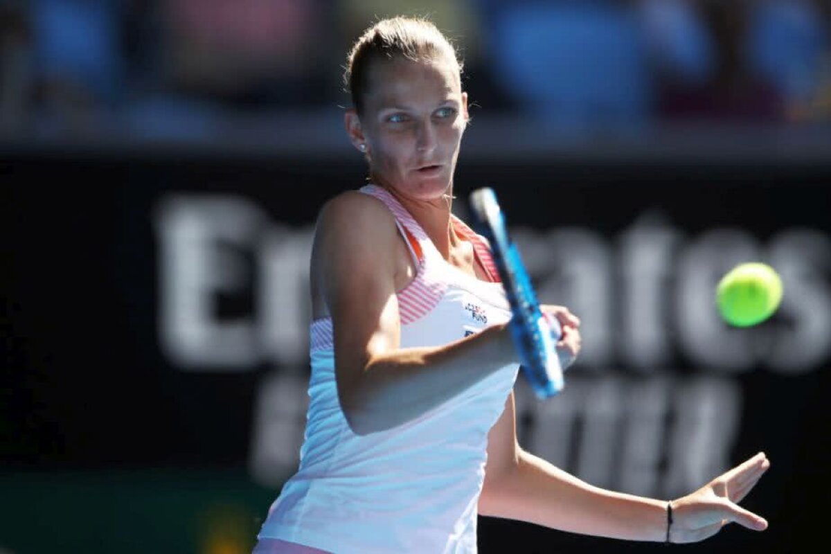 AUSTRALIAN OPEN // Karolina Pliskova a demolat-o pe Muguruza, într-un meci cu doar 3 erori neforțate