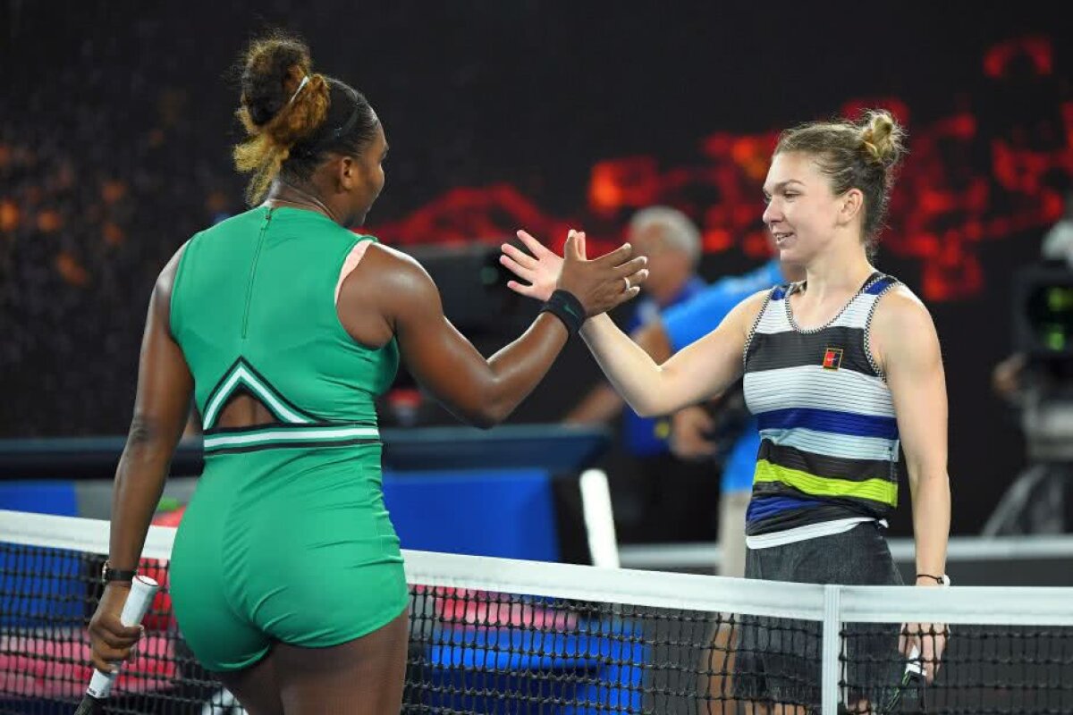 VIDEO+FOTO Cum a reacționat Simona Halep după ce a fost învinsă de Serena Williams la Australian Open