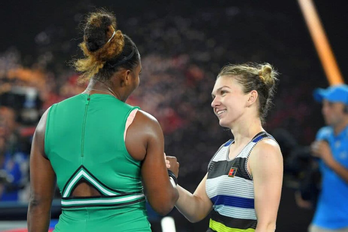 VIDEO+FOTO Cum a reacționat Simona Halep după ce a fost învinsă de Serena Williams la Australian Open