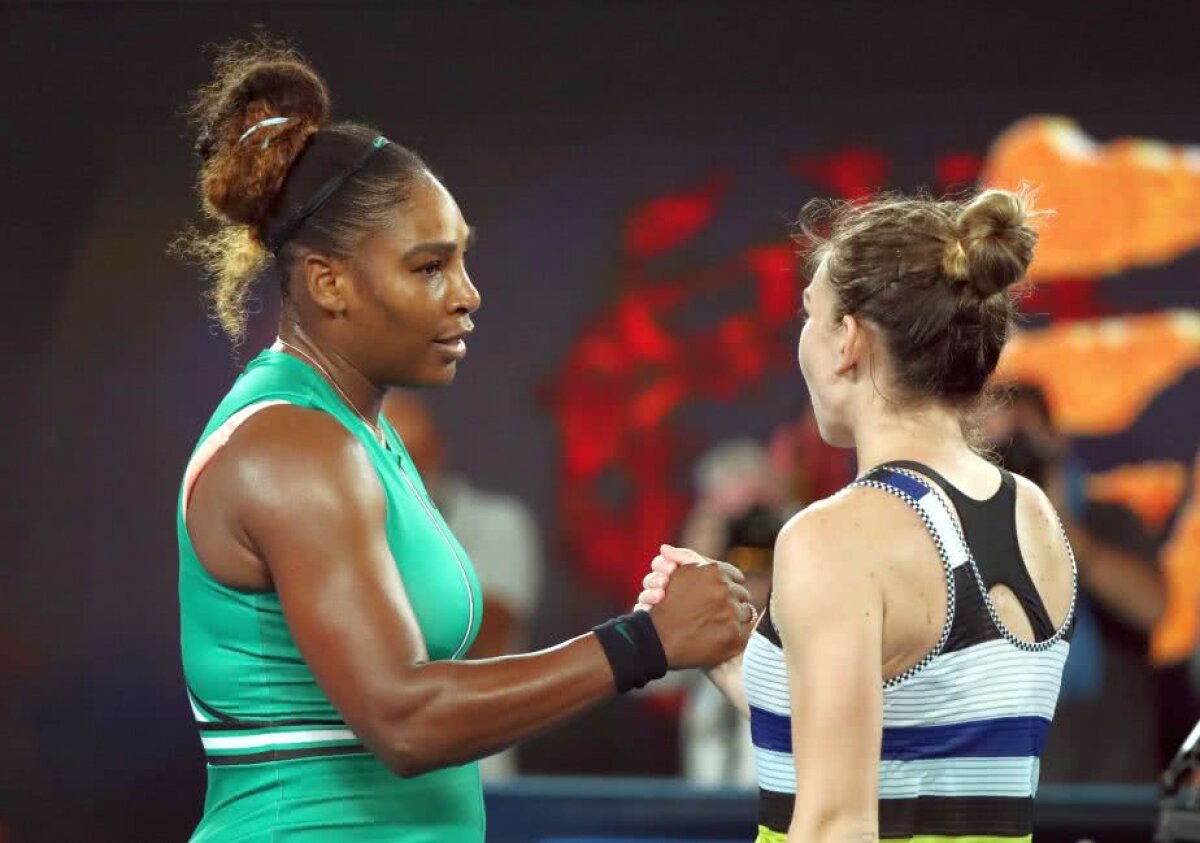 VIDEO+FOTO Cum a reacționat Simona Halep după ce a fost învinsă de Serena Williams la Australian Open