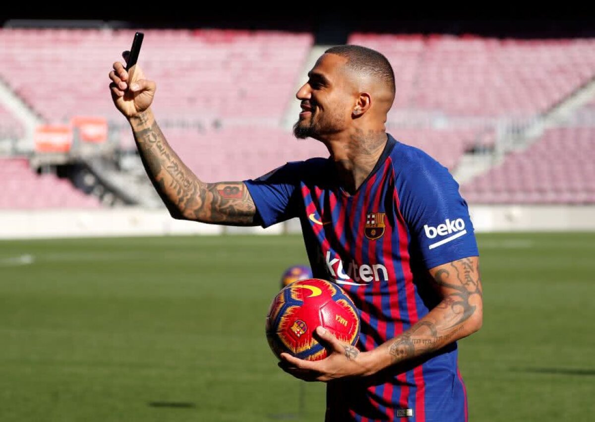 VIDEO+FOTO Kevin Prince Boateng a fost prezentat la Barcelona: „I-am spus agentului meu că vin aici pe jos”