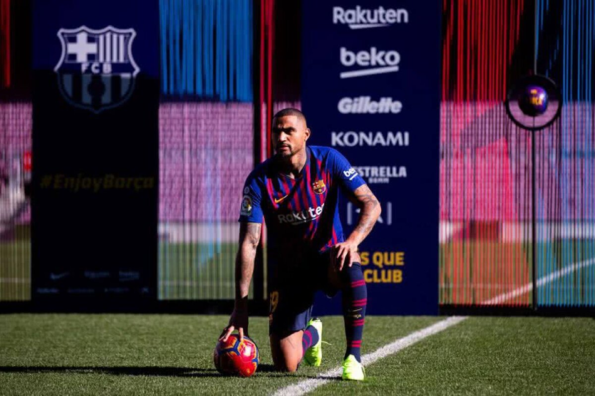 VIDEO+FOTO Kevin Prince Boateng a fost prezentat la Barcelona: „I-am spus agentului meu că vin aici pe jos”