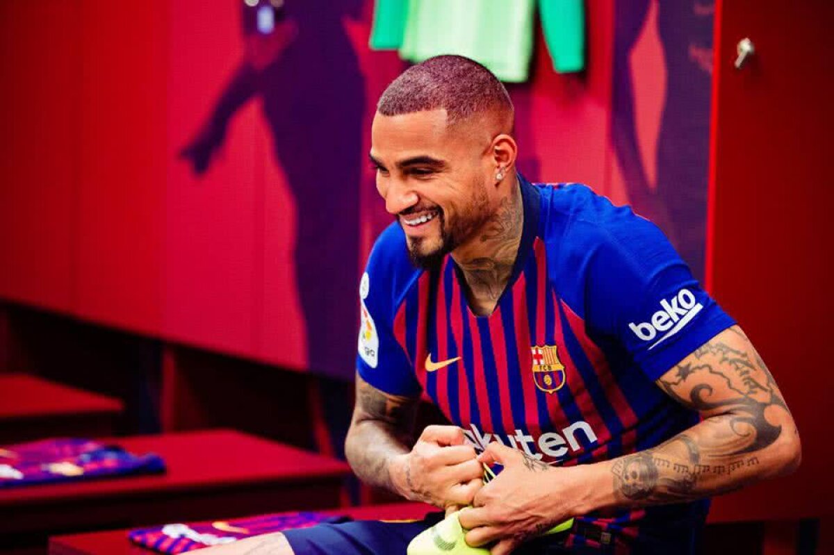 VIDEO+FOTO Kevin Prince Boateng a fost prezentat la Barcelona: „I-am spus agentului meu că vin aici pe jos”