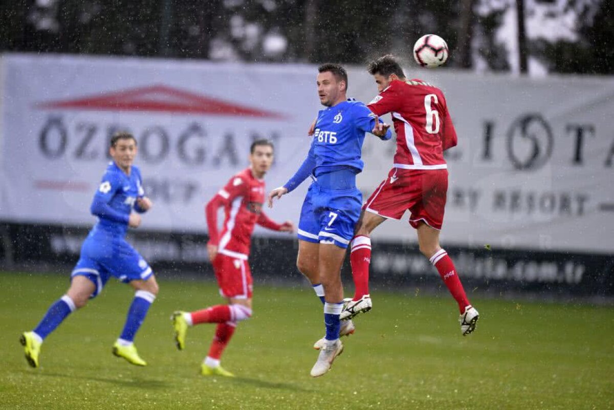 DINAMO - DINAMO MOSCOVA 0-2 // VIDEO+FOTO Golurile au venit după două mari greșeli în apărarea „câinilor”, comise de Ciobotariu