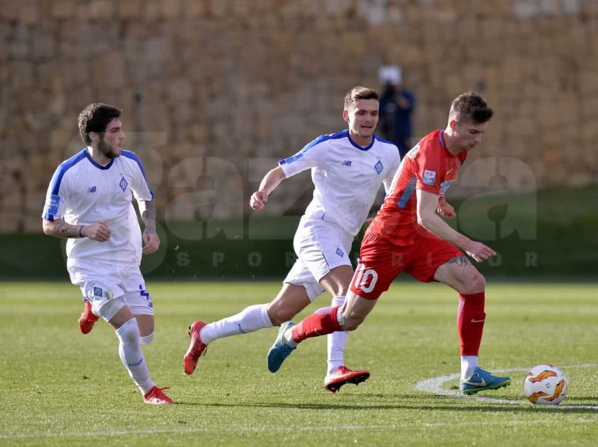 FCSB - DINAMO KIEV 1-1 // VIDEO+FOTO Hora înscrie la debut și aduce un egal echipei lui Teja în ultimul amical al iernii 