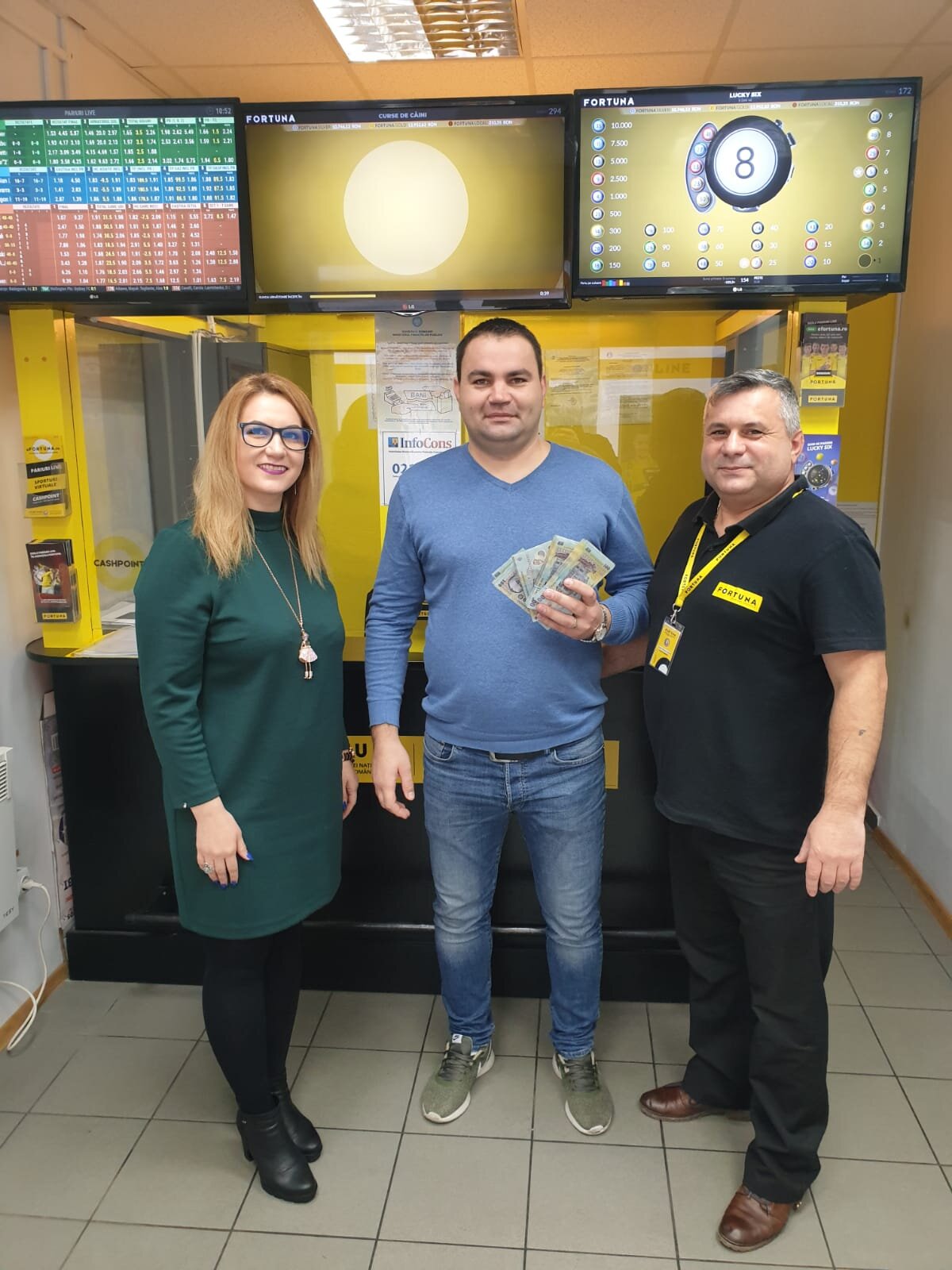 Jackpot-ul Extraglobal Fortuna GOLD Lucky Six a strălucit la Balș