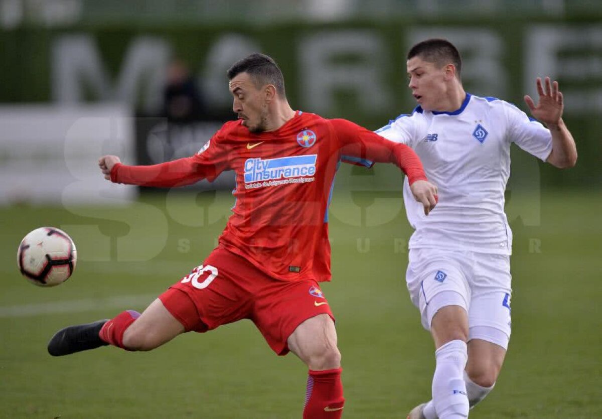 FCSB - DINAMO KIEV 1-1 // VIDEO+FOTO Hora înscrie la debut și aduce un egal echipei lui Teja în ultimul amical al iernii 