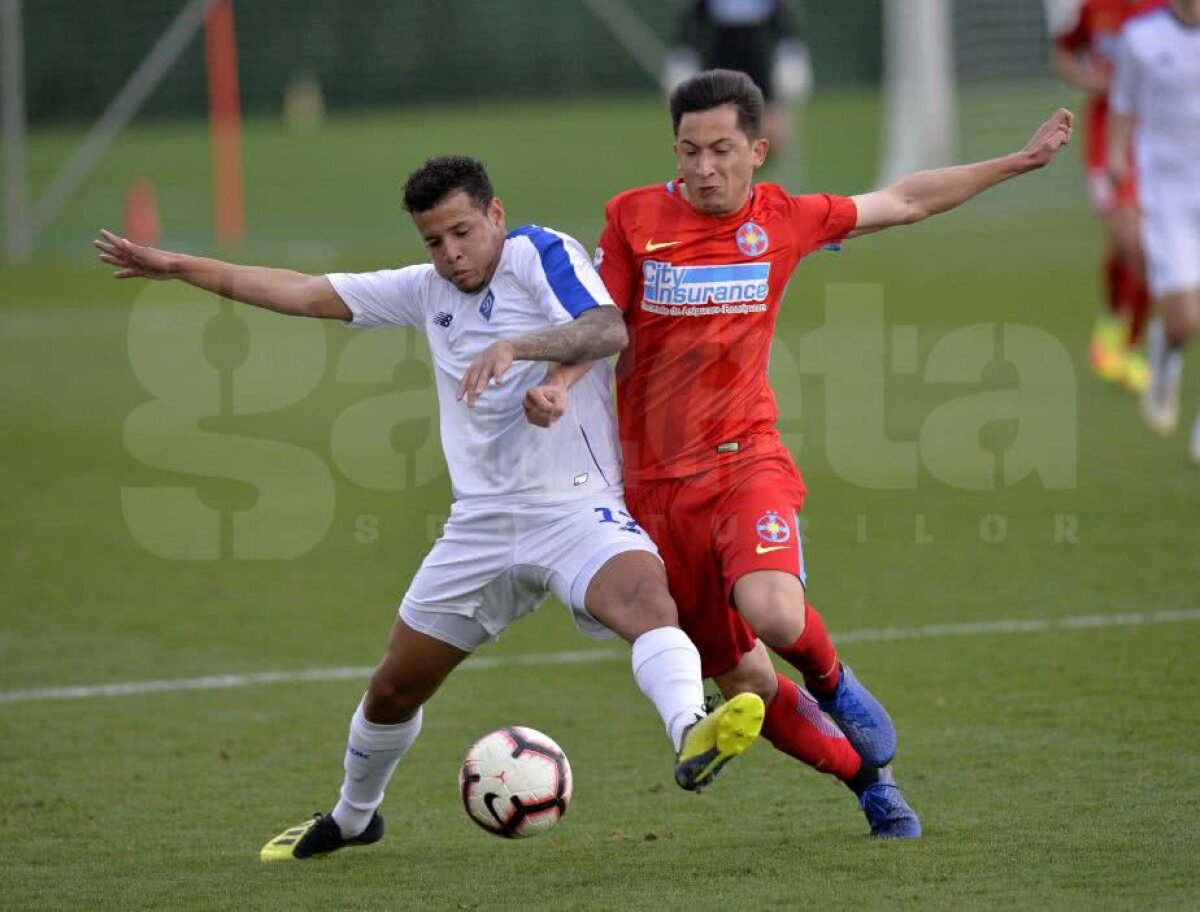 FCSB - DINAMO KIEV 1-1 // VIDEO+FOTO Hora înscrie la debut și aduce un egal echipei lui Teja în ultimul amical al iernii 