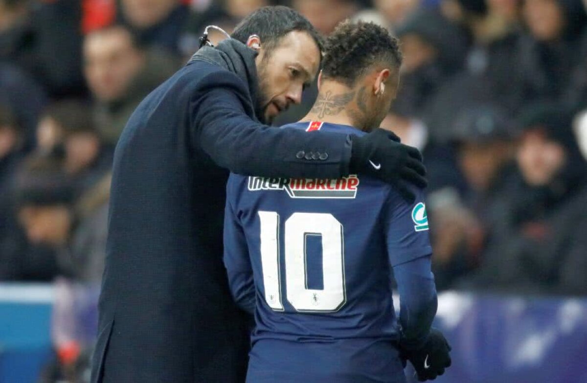 ACCIDENTARE NEYMAR // FOTO Alarmă la PSG: Neymar a părăsit terenul în lacrimi! Sezonul e în pericol după o accidentare gravă