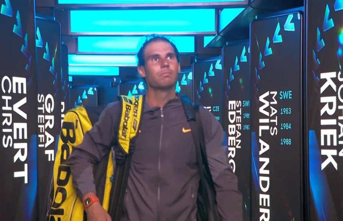 VIDEO+FOTO Rafael Nadal, surprins într-o ipostază rar întâlnită, pe tunelul de la vestiare, după victoria cu Stefanos Tsitsipas