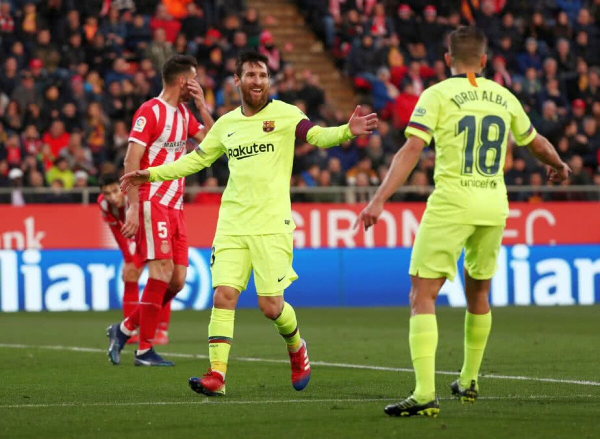 GALERIE FOTO FC Barcelona nu se mai oprește, a învins-o și pe Girona! Messi doboară record după record: 7 meciuri la rând cu gol și a înscris pe 36 din 42 de stadioane pe care a jucat