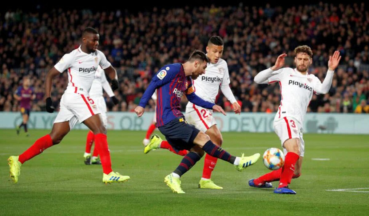 BARCELONA - SEVILLA 6-1 //  Calificare spectaculoasă pentru catalani în semifinalele Cupei Spaniei, la scor de tenis, după 0-2 în tur!