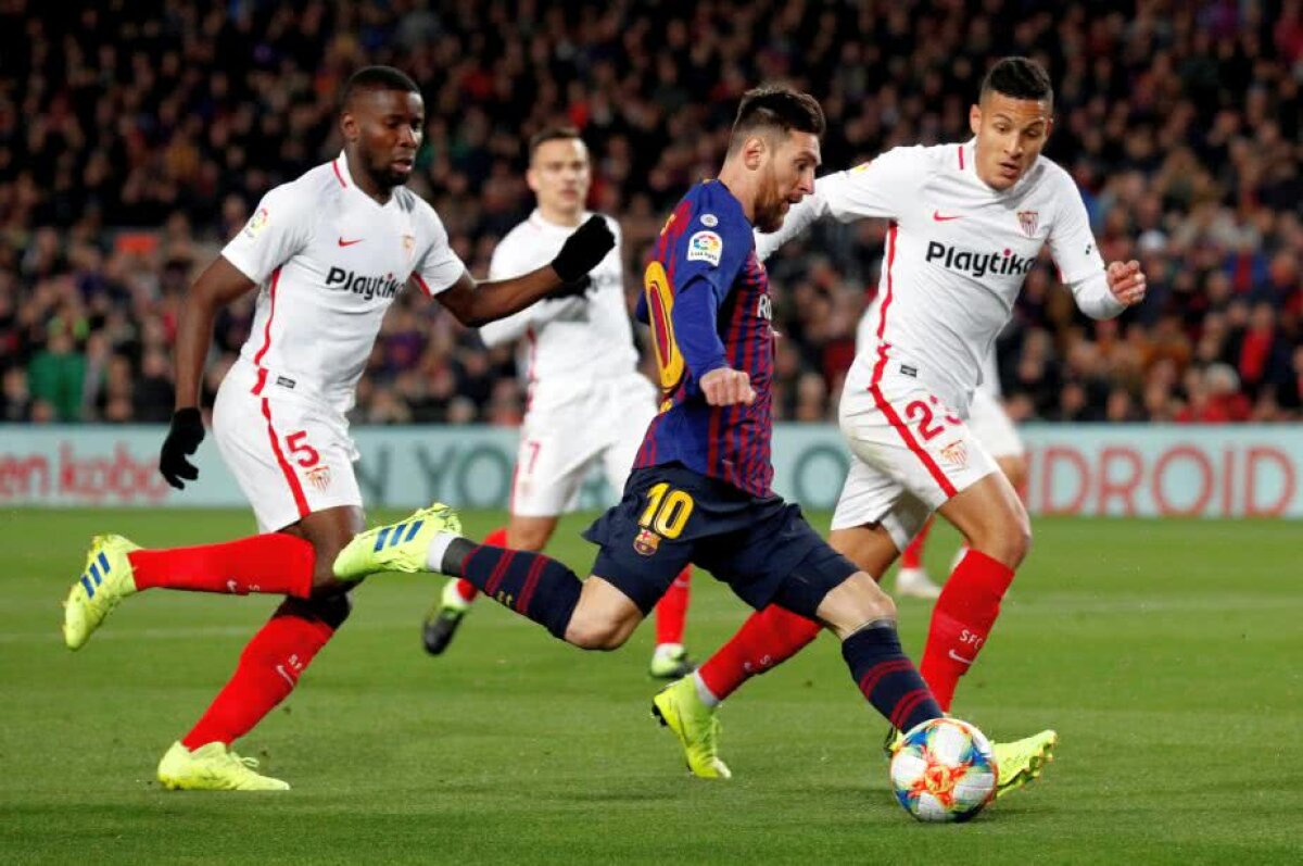 BARCELONA - SEVILLA 6-1 //  Calificare spectaculoasă pentru catalani în semifinalele Cupei Spaniei, la scor de tenis, după 0-2 în tur!