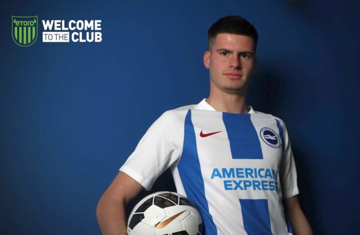 Tudor Băluță exultă după transferul la Brighton: „E cea mai bună decizie din viața mea, totul e incredibil!”