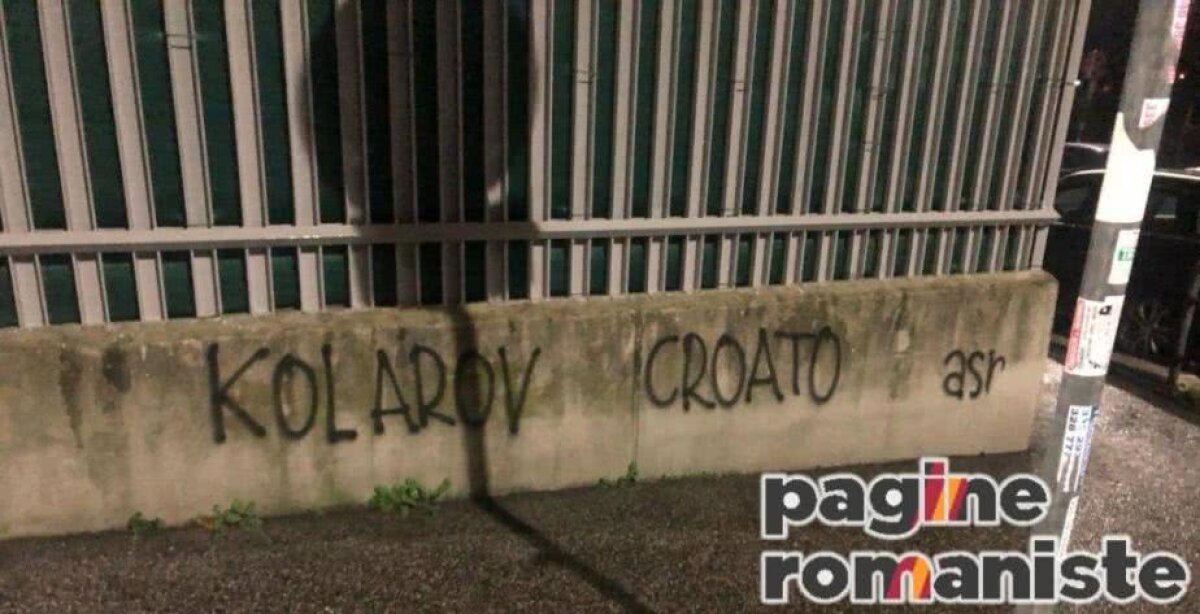 FOTO Ultrașii lui AS Roma nu mai suportă umilințele » Au atacat jucătorii la ultimul antrenament! Pereții casei unui star, pictați cu mesaje amenințătoare