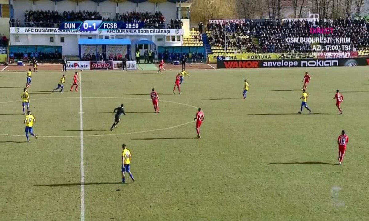 DUNĂREA CĂLĂRAȘI - FCSB 1-1// VIDEO + FOTO Cascadorii râsului la FCSB: Bălgrădean, gafă de curtea școlii, după ce Planici a fost depășit lejer