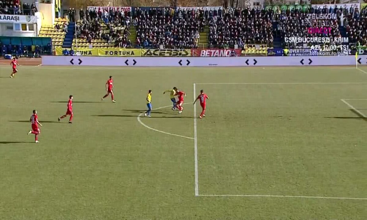DUNĂREA CĂLĂRAȘI - FCSB 1-1// VIDEO + FOTO Cascadorii râsului la FCSB: Bălgrădean, gafă de curtea școlii, după ce Planici a fost depășit lejer