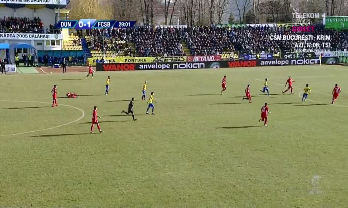 DUNĂREA CĂLĂRAȘI - FCSB 1-1// VIDEO + FOTO Cascadorii râsului la FCSB: Bălgrădean, gafă de curtea școlii, după ce Planici a fost depășit lejer