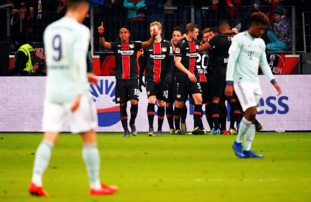 BUNDESLIGA // GALERIE FOTO Dezastru pentru Bayern Munchen! A pierdut incredibil cu Bayer Leverkusen, iar Borussia Dortmund s-a distanțat în clasament