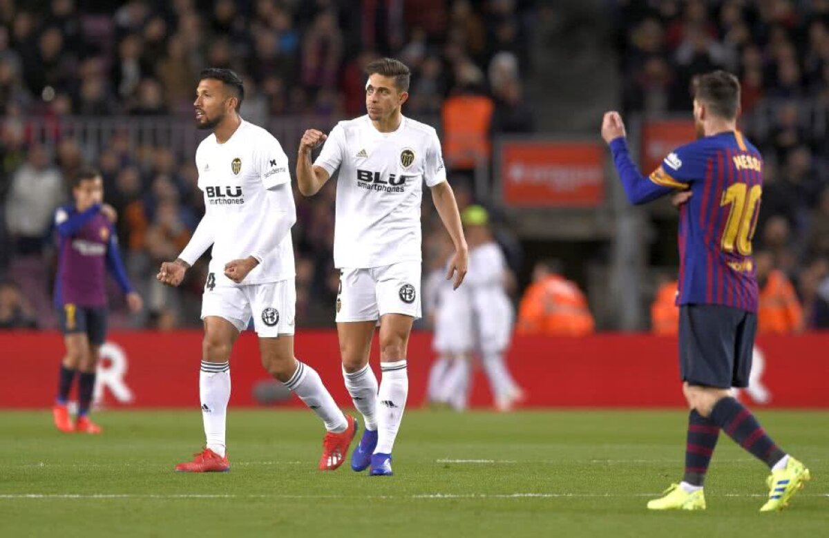 BARCELONA - VALENCIA 2-2 // FOTO + VIDEO Spectacol total în derby-ul etapei din La Liga: Valencia a condus-o pe Barcelona cu 2-0, dar catalanii au fost salvați de golurile incredibilului Leo Messi