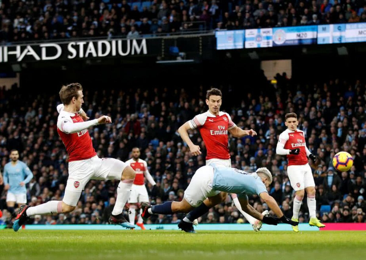 MANCHESTER CITY - ARSENAL 3-1 // VIDEO + FOTO „Bestia” Aguero i-a executat pe „tunari” și mută presiunea pe Liverpool! 