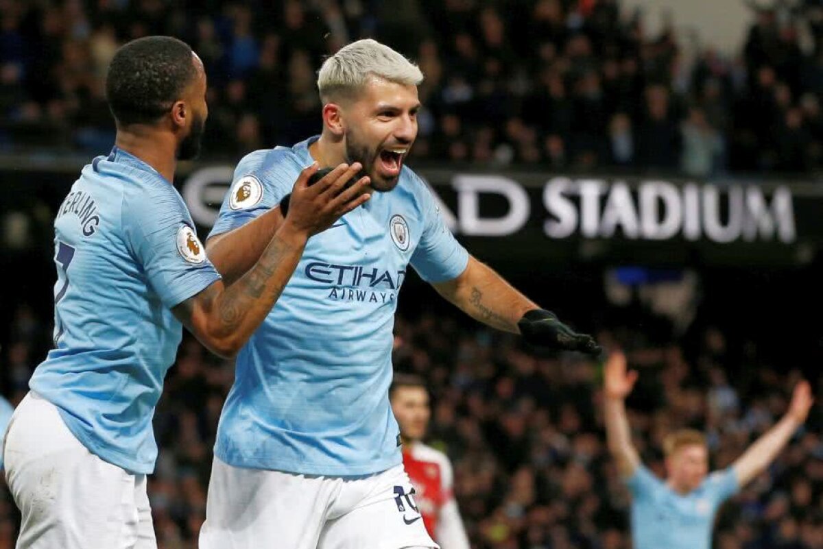 MANCHESTER CITY - ARSENAL 3-1 // VIDEO + FOTO „Bestia” Aguero i-a executat pe „tunari” și mută presiunea pe Liverpool! 