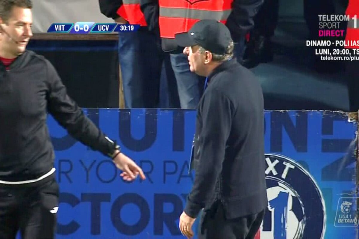 VIITORUL - CS U CRAIOVA // VIDEO + FOTO Penalty controversat în derby-ul etapei din Liga 1! Hagi a erupt pe banca de rezerve