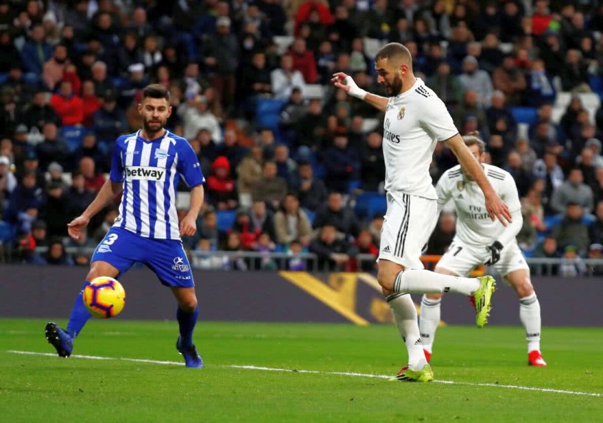 REAL MADRID - ALAVES // A patra victorie consecutivă pentru Real Madrid! Urmează EL CLASICO în 3 zile 