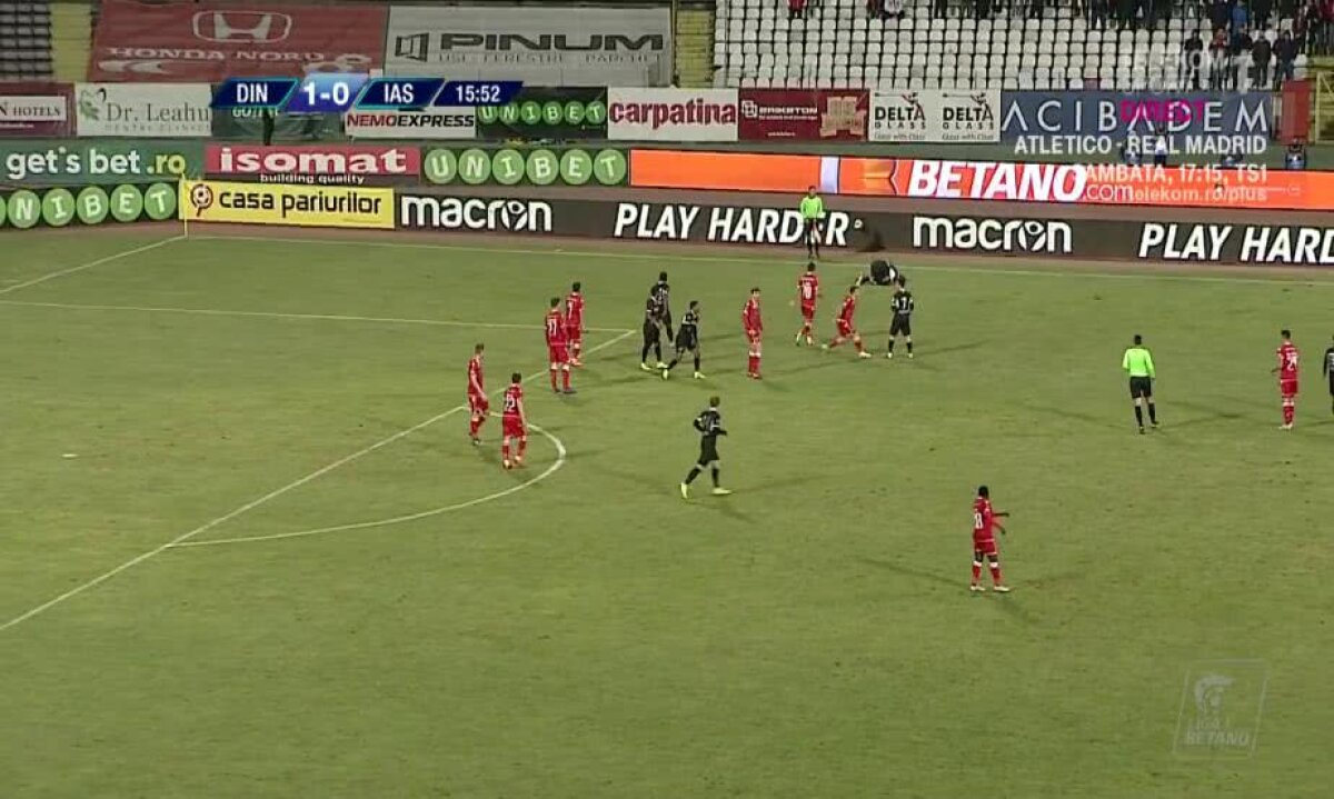 DINAMO - POLI IAȘI // FOTO Moment tensionat între Dan Nistor și Patrick Petre » De ce s-a enervat căpitanul dinamovist