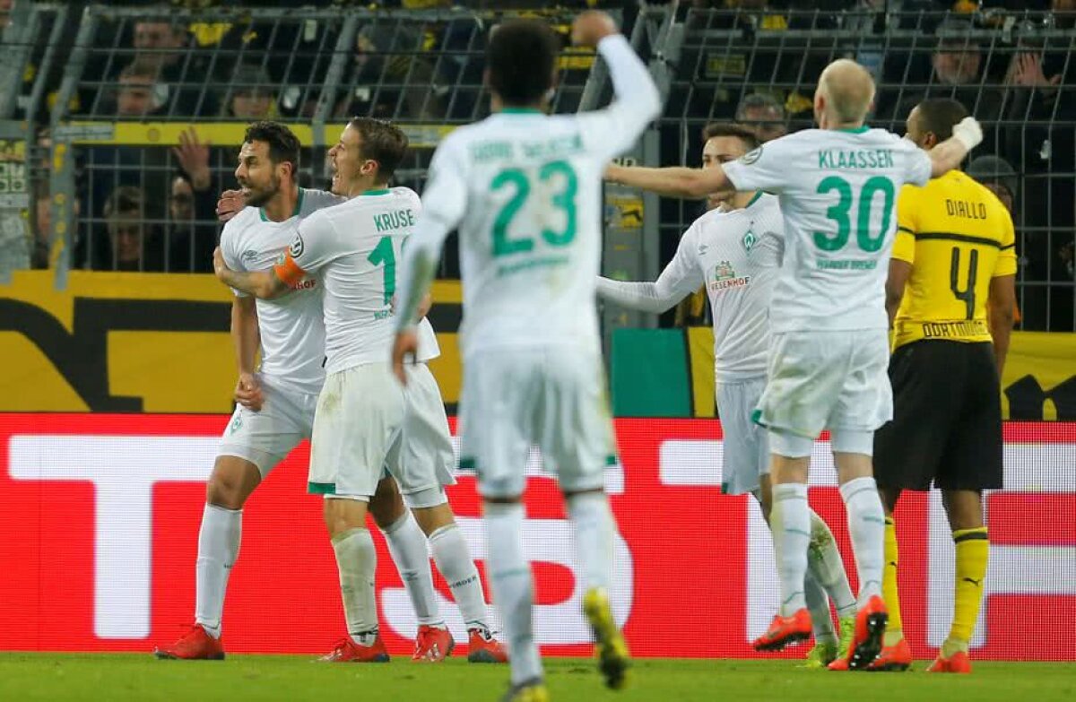 BORUSSIA DORTMUND - WERDER BREMEN // Meci dramatic în Cupa Germanei! Borussia, eliminată la penalty-uri! 4 goluri în prelungiri
