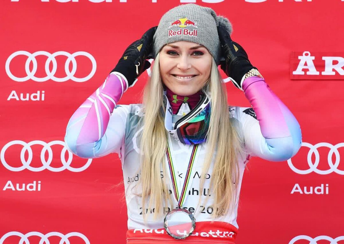 FOTO Și-au arătat vânătăile! Imagine inedită postată de Lindsey Vonn după ce a căzut de pe schiuri