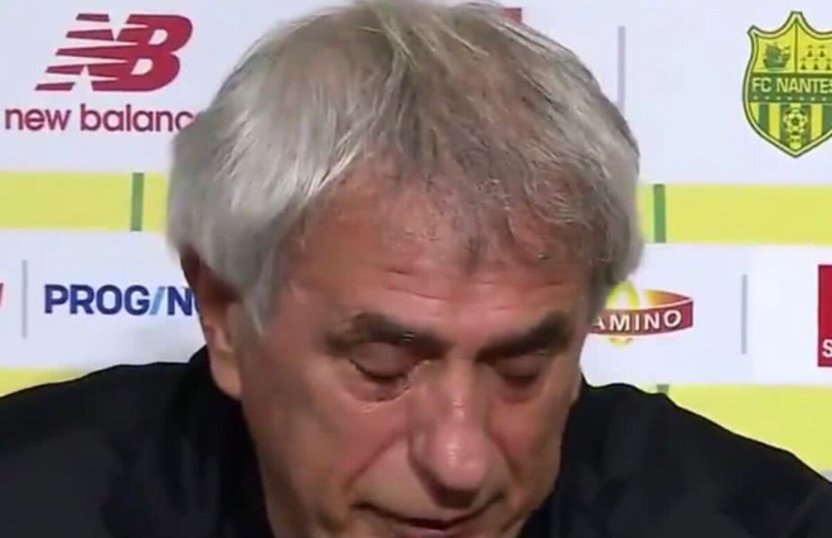 EMILIANO SALA // FOTO + VIDEO CUTREMURĂTOR! Vahid Halilhodzic, antrenorul lui Nantes, a început să plângă la prima conferință de la anunțul morții lui Sala