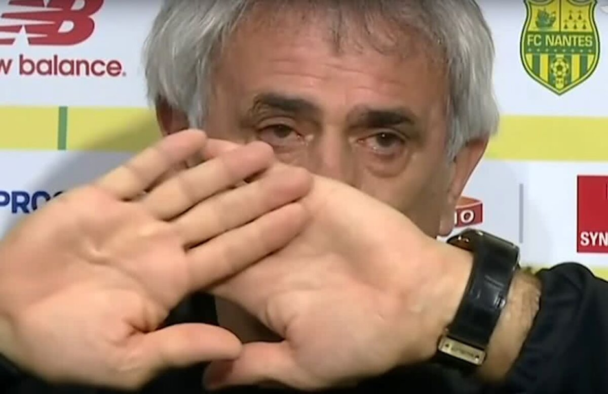 EMILIANO SALA // FOTO + VIDEO CUTREMURĂTOR! Vahid Halilhodzic, antrenorul lui Nantes, a început să plângă la prima conferință de la anunțul morții lui Sala