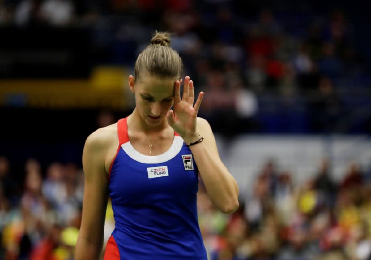 CEHIA - ROMÂNIA, FED CUP // VIDEO+FOTO » Simona Halep, victorie categorică în fața Katerinei Siniakova! România și Cehia sunt la egalitate după prima zi a confruntării din Fed Cup