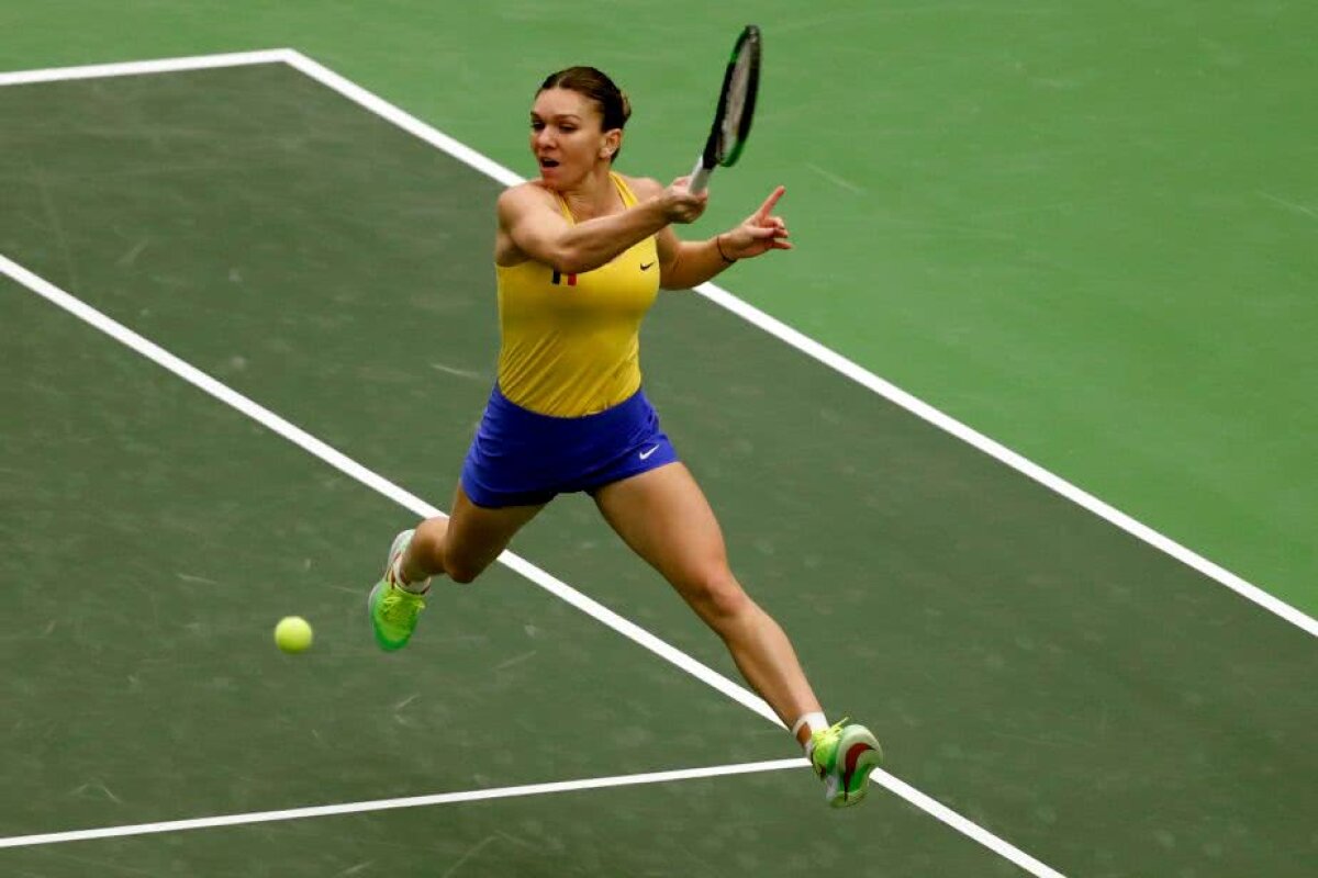 CEHIA - ROMÂNIA, FED CUP // VIDEO+FOTO » Simona Halep, victorie categorică în fața Katerinei Siniakova! România și Cehia sunt la egalitate după prima zi a confruntării din Fed Cup