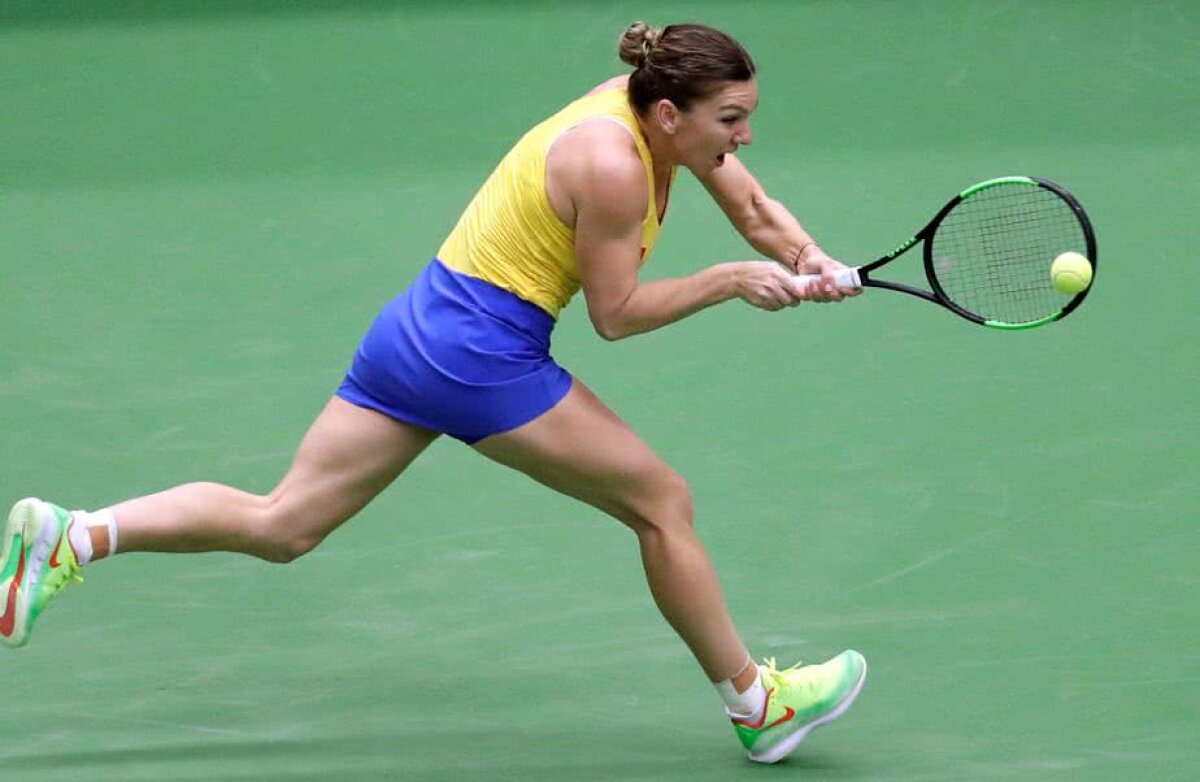 CEHIA - ROMÂNIA, FED CUP // VIDEO+FOTO » Simona Halep, victorie categorică în fața Katerinei Siniakova! România și Cehia sunt la egalitate după prima zi a confruntării din Fed Cup