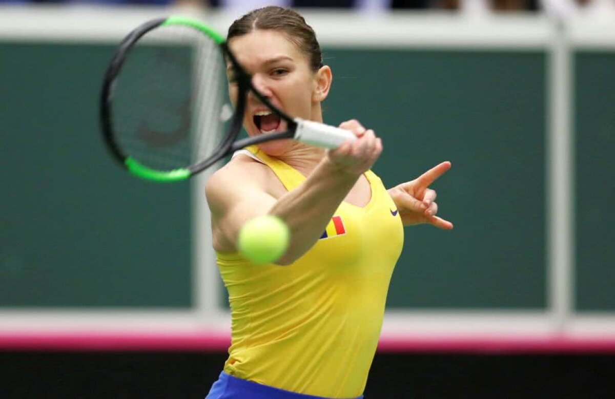 CEHIA - ROMÂNIA, FED CUP // VIDEO+FOTO » Simona Halep, victorie categorică în fața Katerinei Siniakova! România și Cehia sunt la egalitate după prima zi a confruntării din Fed Cup