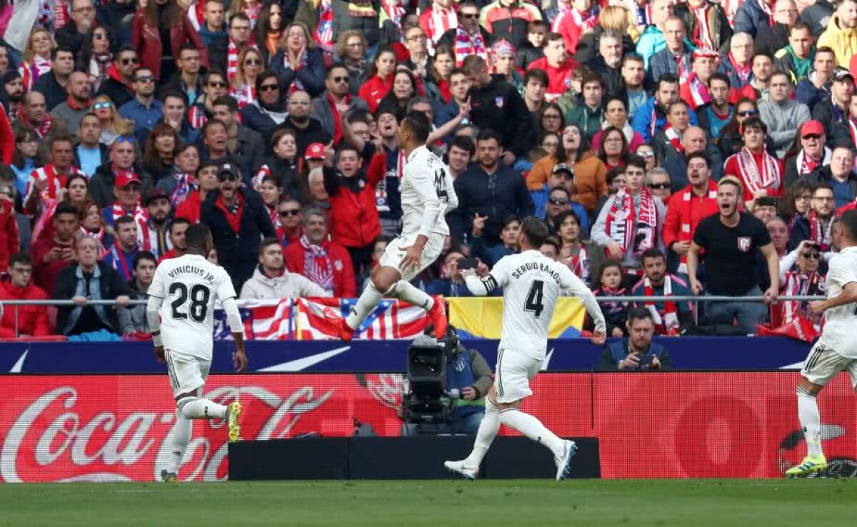 ATLETICO MADRID - REAL MADRID 1-3 // Dezlănțuiți! Real Madrid o răpune pe Atletico după un meci FABULOS! „Galacticii” urcă pe locul 2 și pun presiune pe liderul Barcelona