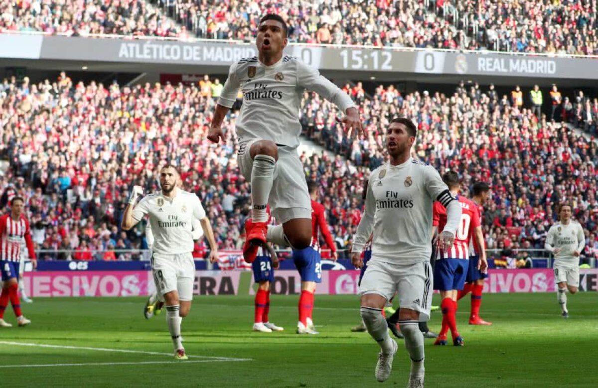 ATLETICO MADRID - REAL MADRID 1-3 // Dezlănțuiți! Real Madrid o răpune pe Atletico după un meci FABULOS! „Galacticii” urcă pe locul 2 și pun presiune pe liderul Barcelona