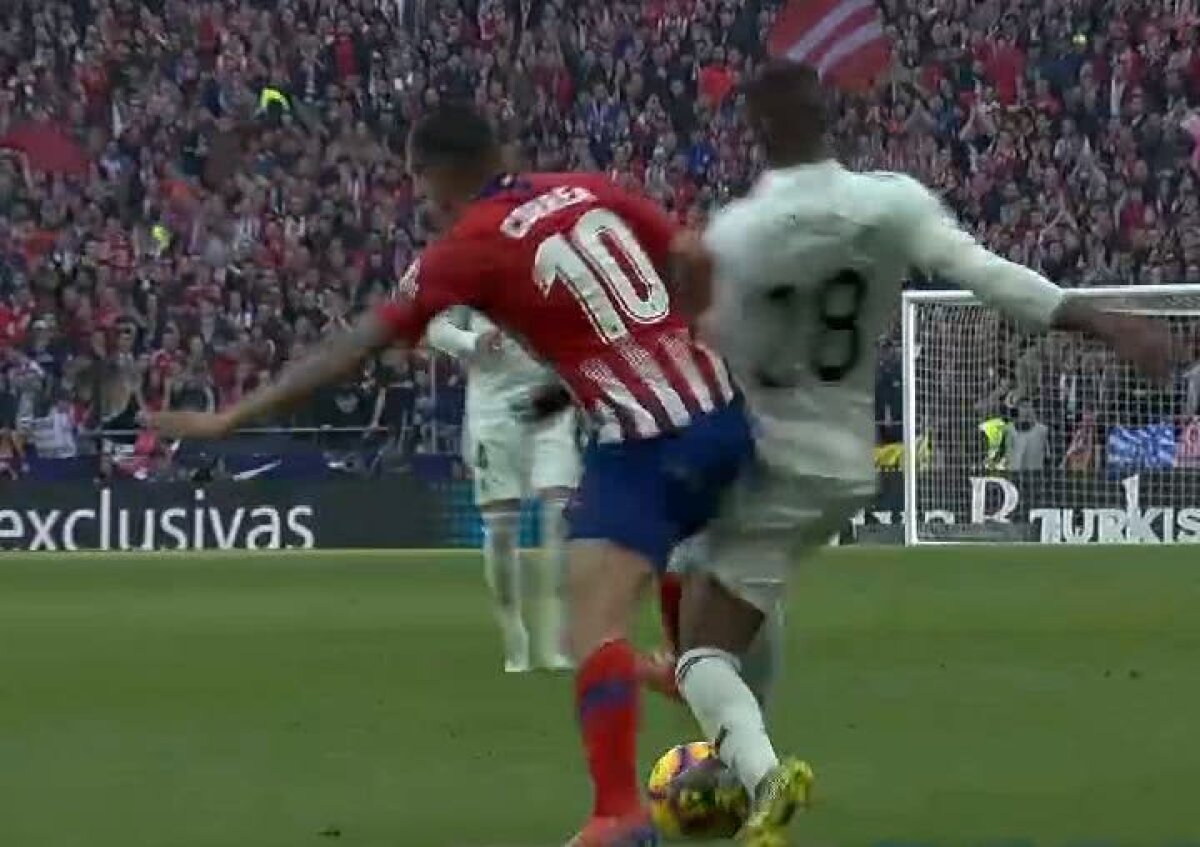 ATLETICO MADRID - REAL MADRID // VIDEO+FOTO » VAR cu probleme! Gol controversat validat în derby-ul Madridului, după o fază contestată vehement de „galactici”