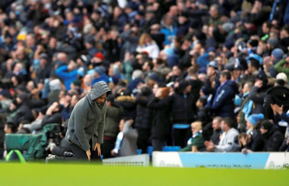 MANCHESTER CITY - CHELSEA // FOTO Reacție ANTOLOGICĂ a lui Guardiola la gafa uriașă a lui Aguero!