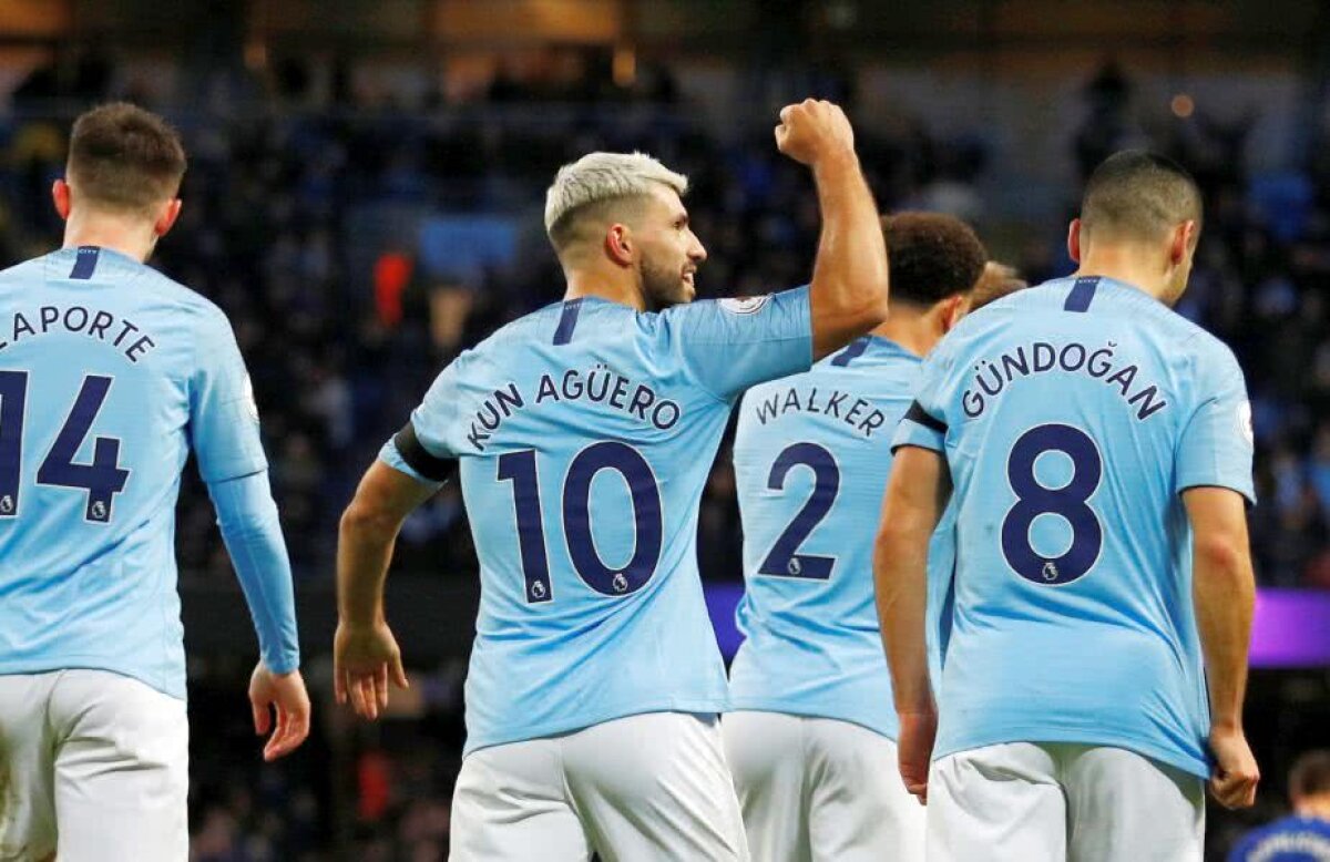 MANCHESTER CITY - CHELSEA 6-0 // FOTO Kun Aguero, „victima” lui Mike Dean » Farsa făcută la finalul meciului + recordul lui Shearer, egalat!