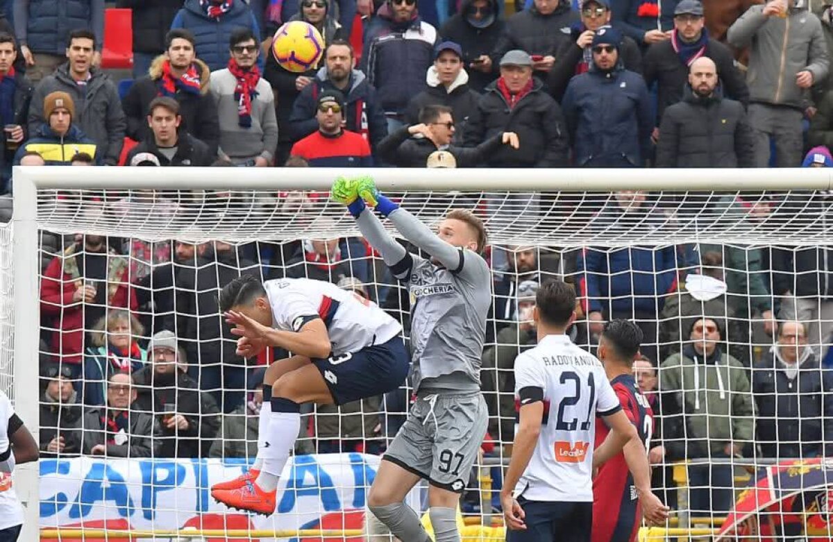 Bologna - Genoa 1-1 // Lăudat chiar și când greșește: ”Bravo, Radu! O zi începută de nota 4 și încheiată de 10”