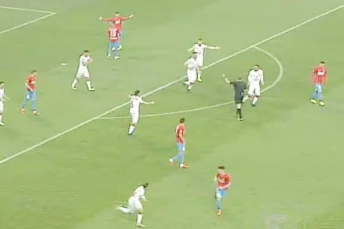 FCSB - HERMANNSTADT // VIDEO + FOTO Arbitrul Cătălin Popa a comis-o » Ion Crăciunescu: „Trebuia eliminare!” + posibil penalty neacordat pentru oaspeți