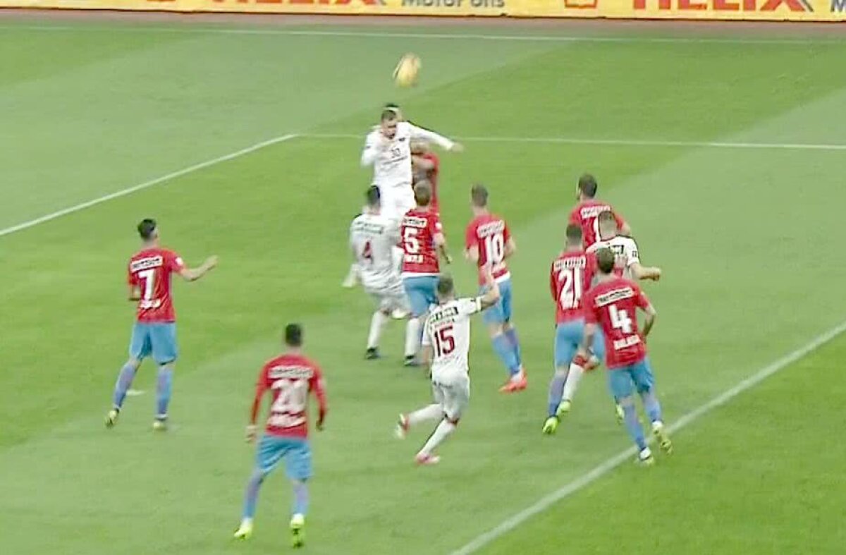FCSB - HERMANNSTADT // VIDEO + FOTO Arbitrul Cătălin Popa a comis-o » Ion Crăciunescu: „Trebuia eliminare!” + posibil penalty neacordat pentru oaspeți