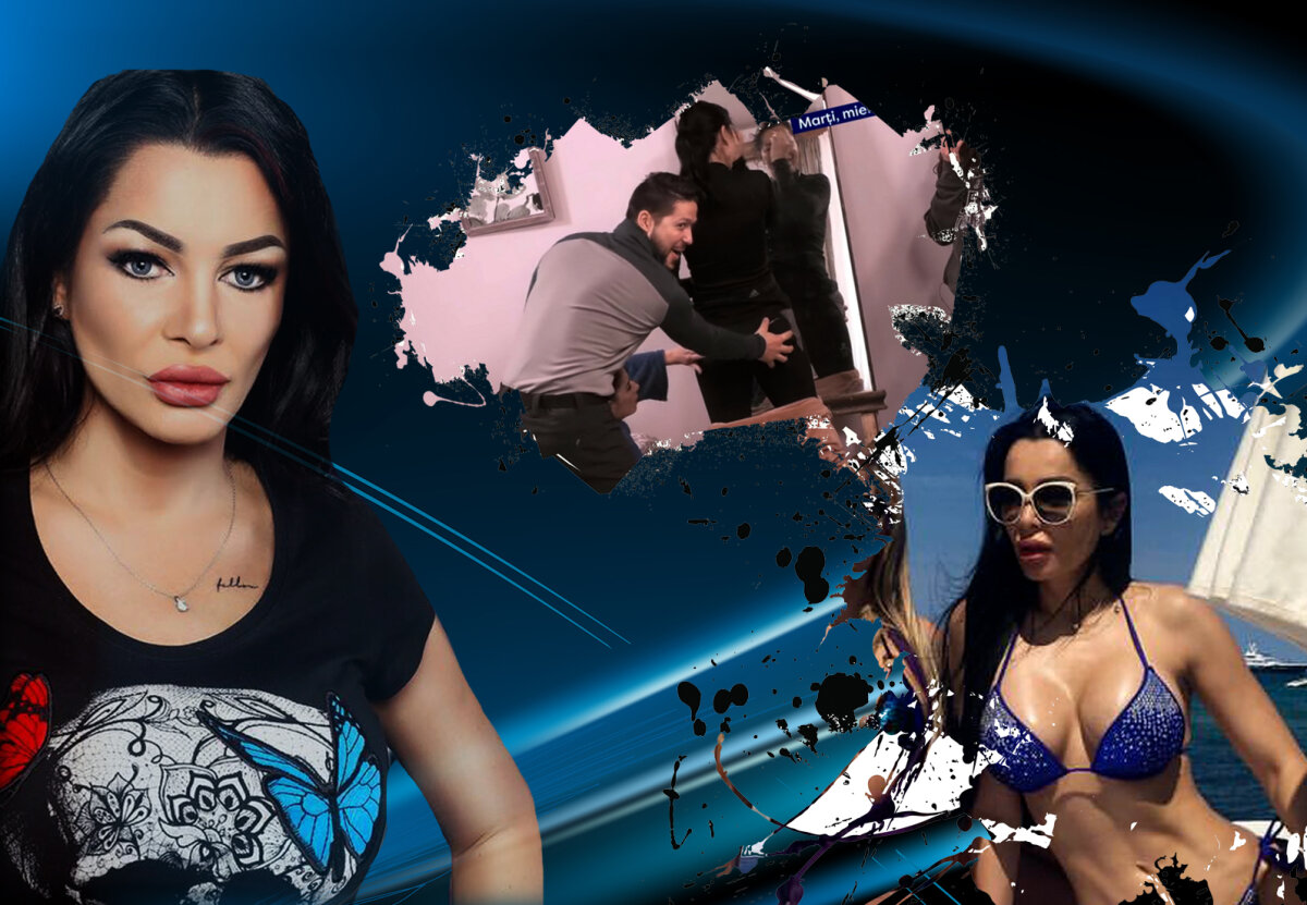 FOTO Momente FIERBINȚI la Pro TV! Brigitte Năstase a acceptat să fie pălmuită pe fund de concurenți: "Mamă, mamă, cum e! Ce tare e!"