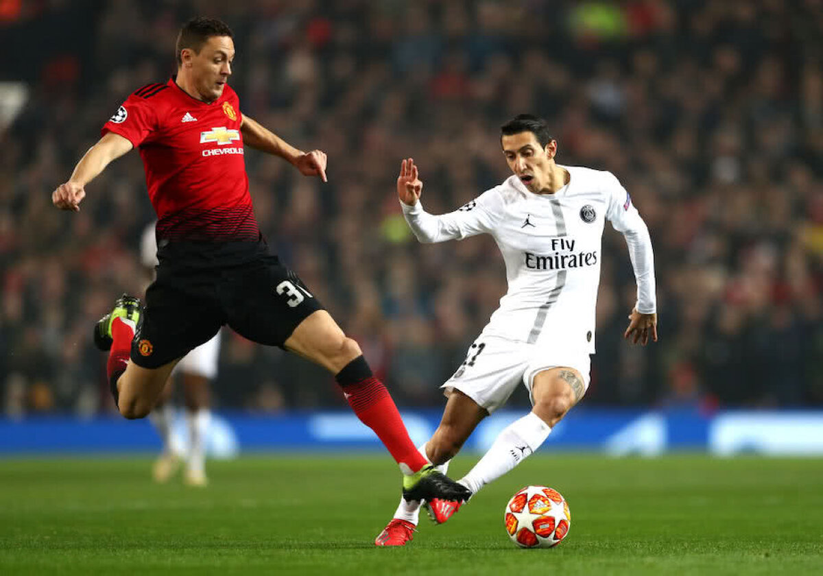 MANCHESTER UNITED - PSG // FOTO Di Maria, INAMICUL PUBLIC numărul 1 pe Old Trafford! Ce i-a enervat pe fani și cum l-a „pedepsit” Young