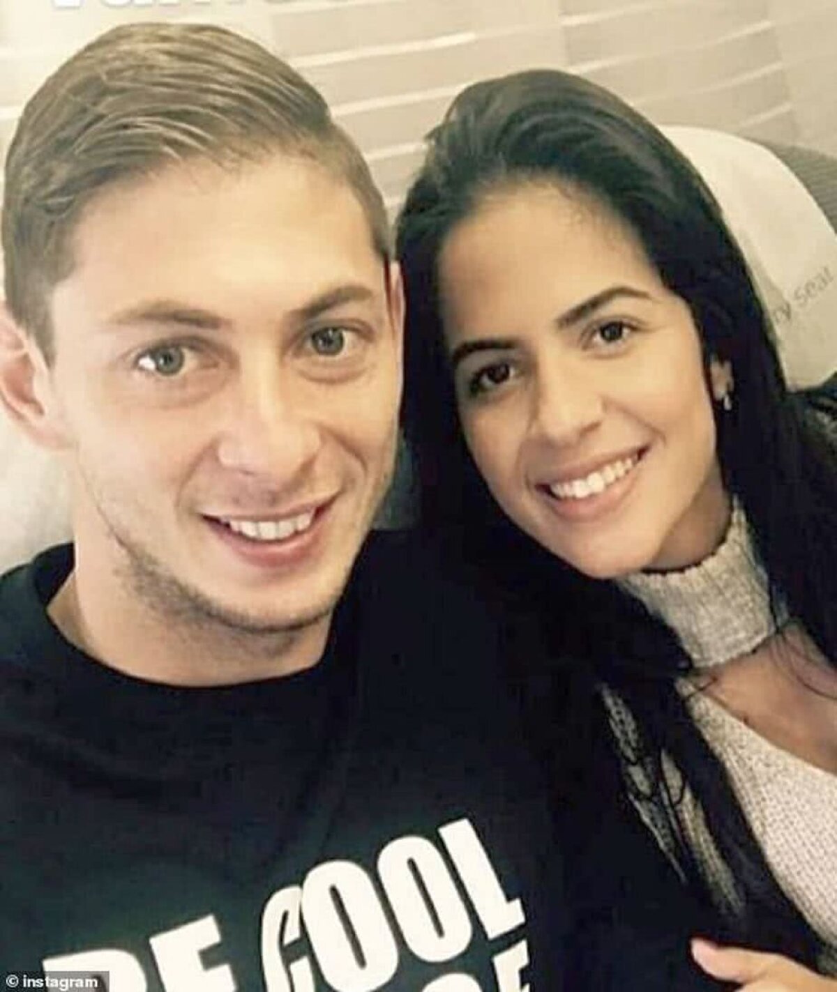 FOTO Mesaj emoționant al iubitei lui Emiliano Sala: ”Îți mulțumesc pentru că ai fost astfel. Te voi iubi mereu”