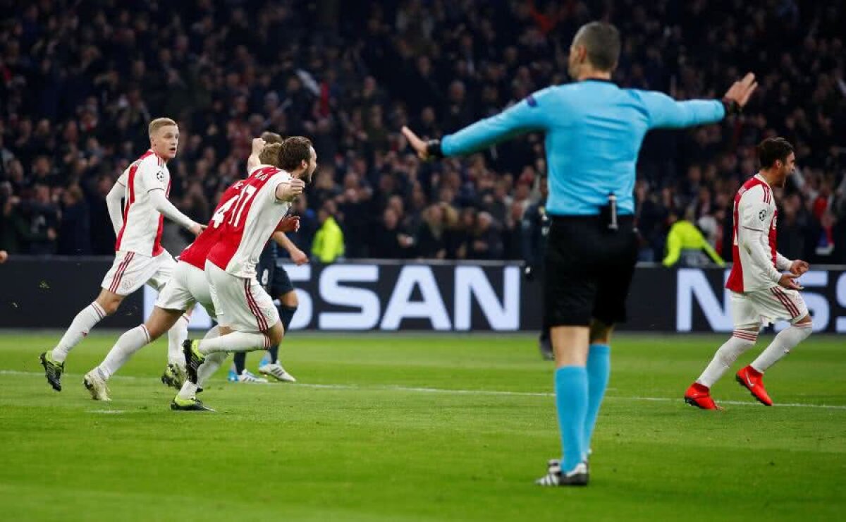 AJAX - REAL MADRID // VIDEO+FOTO Gol anulat lui Ajax dintr-un motiv controversat » Prima decizie MAJORĂ luată de VAR în Ligă